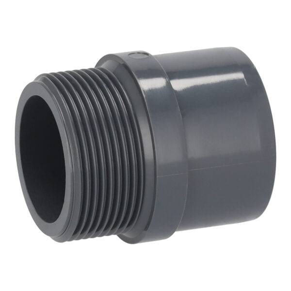 PVC Übergangsnippel 50mm x 2"AG PN10 – Bild 2